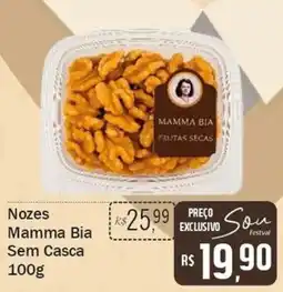Festval Nozes mamma bia sem casca oferta