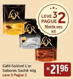 Festval Café Solúvel L'or Sabores Sachê oferta