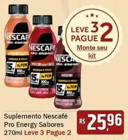 Festval Suplemento Nescafé Pro Energy Sabores oferta