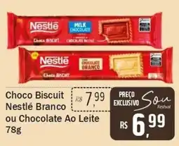 Festval Choco Biscuit Nestlé Branco ou Chocolate Ao Leite oferta