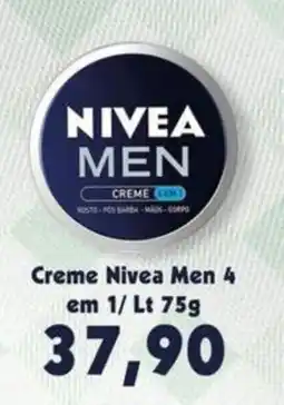 Supermercados Tauste Creme nivea men 4 em 1 oferta