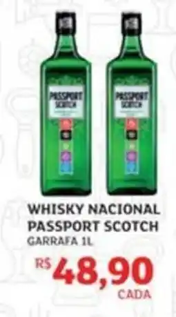 Assaí Atacadista Whisky nacional passport scotch oferta