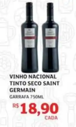 Assaí Atacadista vinho nacional tinto seco saint germain oferta
