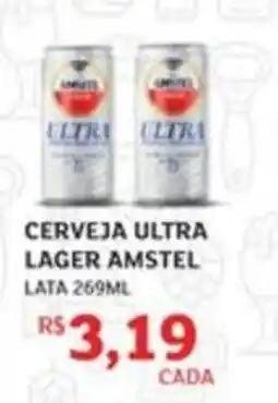 Assaí Atacadista Cerveja ultra lager amstel oferta