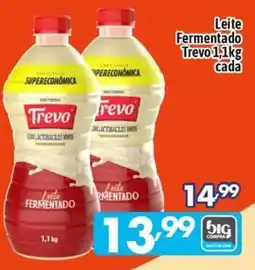 Supermercados Big Compra Leite fermentado trevo oferta