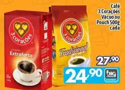 Supermercados Big Compra Café 3 corações oferta