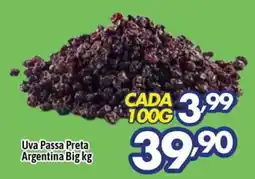 Supermercados Big Compra Uva Passa Preta Argentina Big kg oferta