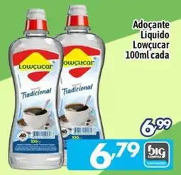 Supermercados Big Compra Adoçante líquido lowcucar tradicional oferta