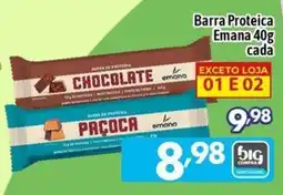Supermercados Big Compra Barra proteica emana 40g oferta