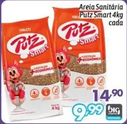 Supermercados Big Compra Areia sanitária putz smart oferta