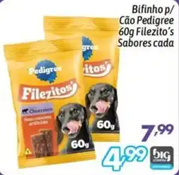Supermercados Big Compra Bifinho p/ Cão Pedigree oferta