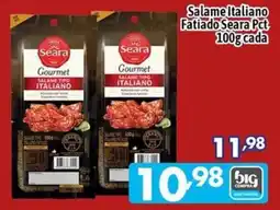 Supermercados Big Compra Salame italiano fatiado seara pct oferta