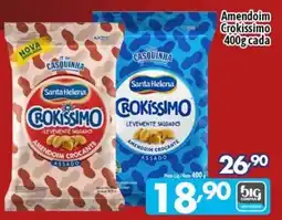 Supermercados Big Compra Amendoim crokissimo oferta