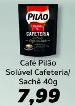 Supermercados Tauste Café Pilão Solúvel Cafeteria oferta