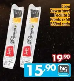 Supermercados Big Compra Copos descartáveis oferta