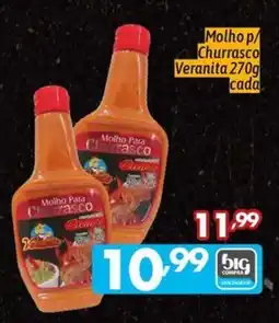 Supermercados Big Compra molho para churrasco veranita oferta