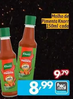 Supermercados Big Compra molho de pimenta knorr oferta