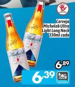 Supermercados Big Compra Cerveja Michelob Ultra Light Long Neck oferta