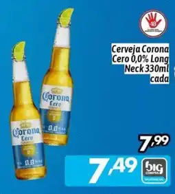 Supermercados Big Compra Cerveja Corona Cero 0,0% Long Neck oferta