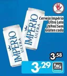 Supermercados Big Compra Cerveja imperio ultra lata oferta