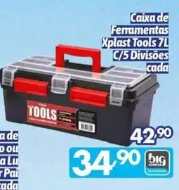 Supermercados Big Compra Caixa de Ferramentas Xplast Tools 7L oferta