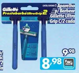 Supermercados Big Compra Gillette prestobarba ultra grip 2 oferta