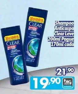 Supermercados Big Compra Shampoo Anticaspa Clear Leve oferta