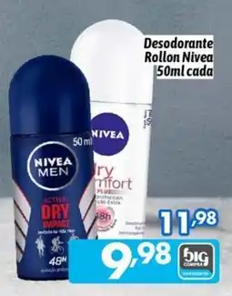 Supermercados Big Compra Desodorante Rollon Nivea oferta