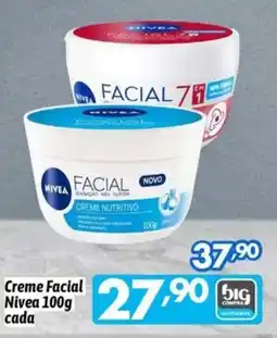 Supermercados Big Compra Creme facial nivea 100g oferta