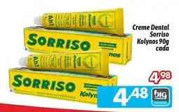 Supermercados Big Compra Creme Dental Sorriso oferta
