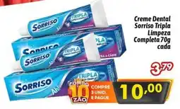 Supermercados Big Compra Creme Dental Sorriso Tripla Limpeza Completa oferta