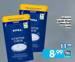 Supermercados Big Compra Sabonete liquido nivea creme care oferta