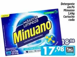 Supermercados Big Compra Detergente em Pó Minuano oferta