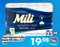 Supermercados Big Compra Papel Higiênico Folha Dupla Mili oferta