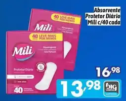 Supermercados Big Compra Absorvente Protetor Diário Mili oferta