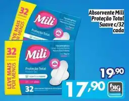 Supermercados Big Compra Absorvente mili proteção total suave oferta