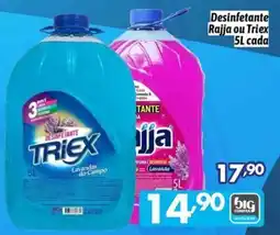 Supermercados Big Compra Desinfetante rajja ou triex oferta