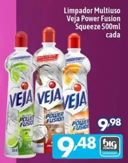 Supermercados Big Compra Limpador Multiuso Veja Power Fusion oferta