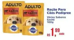Supermercados Mateus Ração para cães pedigree oferta