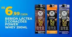 Supermercado Precito Bebida láctea 3 corações power whey oferta