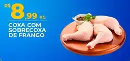 Supermercado Precito Coxa com sobrecoxa de frango oferta