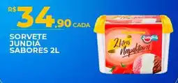 Supermercado Precito Sorvete jundia sabores 2l oferta