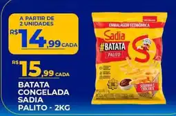 Supermercado Precito batata congelada sadia palito oferta