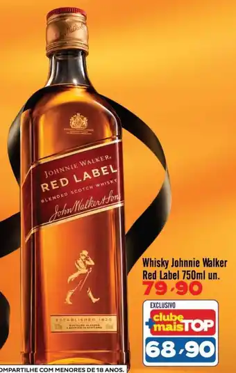 Rede Top Whisky Johnnie Walker Red Label oferta
