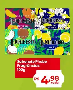 Ultrabox Sabonete Phebo fragrâncias oferta