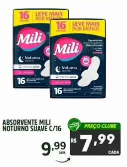 Rede Parceria Absorvente mili noturno suave oferta