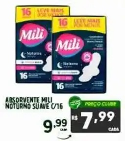 Rede Parceria Absorvente mili noturno suave oferta