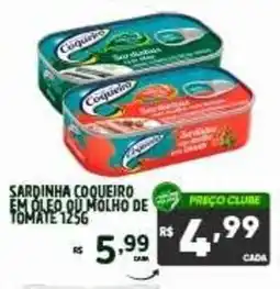 Rede Parceria Sardinha coqueiro em oleo ou molho de tomate oferta