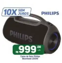 Brasil Atacadista Caixa de Som Philips Boombeat 200W oferta