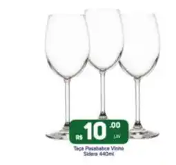 Brasil Atacadista Taça Pasabahce Vinho Sidera oferta